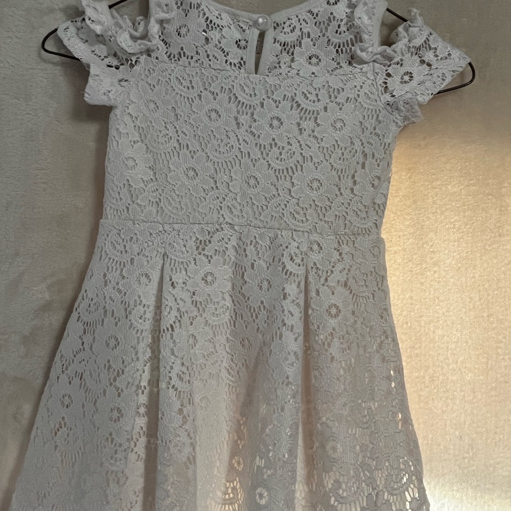 🏷️ 3/$40 🏷️ Jenna & Jesse Elegant White Lace Kids Dress